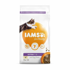 Iams Cat Kitten csirke macskatáp 2kg macskaeledel