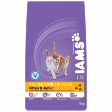  Iams Cat Kitten & Junior Chicken macskatáp 10kg macskaeledel