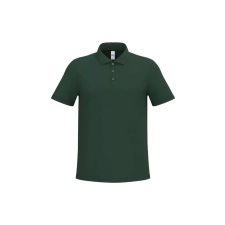  IB295 férfi galléros pamut piké póló, Ideal Forest Green-3XL férfi póló