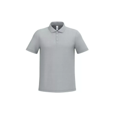  IB295 férfi galléros pamut piké póló, Ideal Pacific Grey-M férfi póló