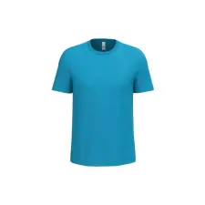  IB310 Ideal 150 körkötött férfi pamut póló, Ideal Atoll Blue-5XL férfi póló
