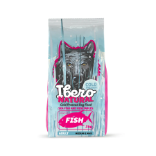 Ibero Hidegen sajtolt kutyatáp adult M/L FISH 3 Kg kutyaeledel