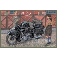  IBG 35001 BMW R12 w/sidecar civilian ver 3/1 1:35 makett