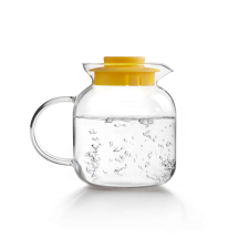  Ibili-Kristall bögre, boroszilikát üveg, 1200 ml, átlátszó/sárga bögrék, csészék