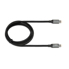 iBox I-Box USB-C apa - USB-C apa Adat- és töltőkábel 1m - Fekete (IKUMTC31G2) kábel és adapter