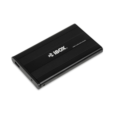 iBox IEU2F01 HD-01 2.5" USB 2.0 Külső HDD ház Fekete asztali számítógép kellék