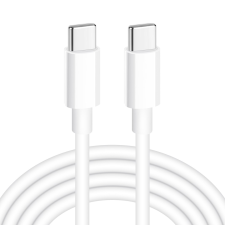 iBox USB-C apa - USB-C apa Adat- és töltőkábel 1m - Fehér (IKUTCS1W) kábel és adapter