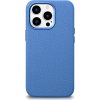 Icarer Litchi Prémium Bőr Tok iPhone 14 Pro Mágneses Bőr Tok Magsafe Világoskék Wmi14220710-Lb (ICR368)