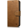 Icarer Olajviasz Tárca Tok 2in1 Tok iPhone 14 Plus Bőr Flip Cover Anti-Rfid Barna Wmi14220723-Tn (ICR448)