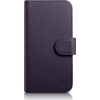 Icarer Tárca Tok 2in1 Tok iPhone 14 Bőr Flip Cover Anti-Rfid Sötétlila Wmi14220725-Dp (ICR456)