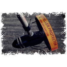 ICC - Inox Csónakmotor Propeller Védő (ívelt Hengeres Testhez) „black Edition” csónak tartozék