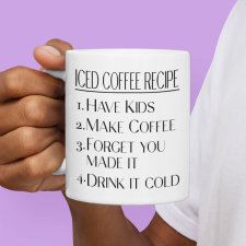  Iced Coffee Recipe fehér bögre bögrék, csészék