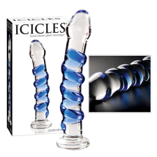  Icicles - spirális üvegdildó vibrátorok