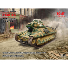 ICM 1/35 FCM 36 French Light Tank könnyűtank modell makett