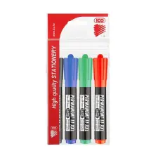 ICO Alkoholos marker ICO Permanent 11 XXL 4db-os készlet filctoll, marker