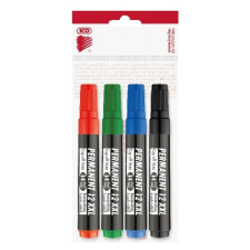 ICO Alkoholos marker ICO Permanent 12 XXL vágott 4db-os készlet filctoll, marker