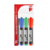 ICO Alkoholos marker készlet, 1-3 mm, kúpos, ICO "Permanent 11 XXL", 4 különböző szín