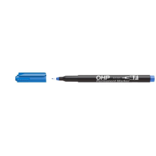  ICO Alkoholos marker, OHP, 0,5 mm, F, ICO, kék filctoll, marker
