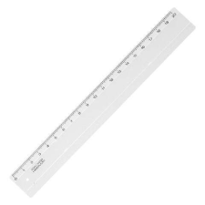 ICO átlátszó vonalzó - 20 cm-es vonalzó