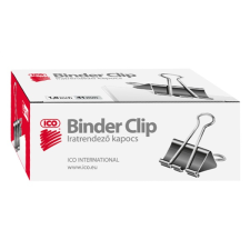 ICO Binder csipesz 41mm 12db/doboz 7350082010 gemkapocs, tűzőkapocs