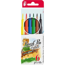ICO Brush Pen D6 6 különféle színű ecsetirón filctoll, marker