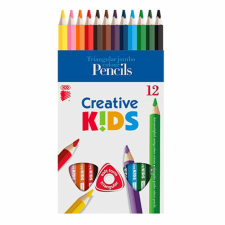 ICO : Creative Kids háromszögletű színes jumbo ceruza 12 db-os színes ceruza