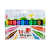 ICO Filctoll készlet, 1-3 mm,  "Süni", 10 különböző szín