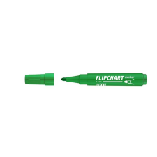 ICO Flipchart marker, 1-3 mm, kúpos, ICO "Artip 11 XXL", zöld filctoll, marker