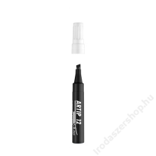 ICO Flipchart marker, 1-4 mm, vágott, ICO Artip 12, fekete (TICA12FK) filctoll, marker