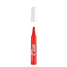 ICO Flipchart marker, 1-4 mm, vágott, ICO "Artip 12", piros filctoll, marker