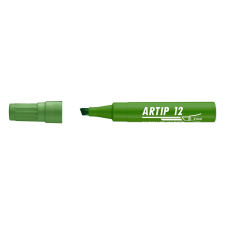 ICO Flipchart marker vízbázisú 1-4mm vágott ARTIP 12 kék filctoll, marker