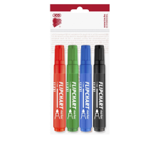 ICO Flipchart marker vízbázisú 3mm, kerek Artip11XXL, 4 klf.szín filctoll, marker
