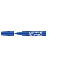 ICO Flipchart marker vízbázisú 3mm, kerek Artip 11 kék filctoll, marker