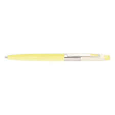 ICO Golyóstoll ICO 70 nyomógombos pasztell sárga tolltest 0,8mm kék írásszín toll