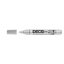 ICO Lakkmarker, 2-4 mm, ICO "Decomarker" ezüst filctoll, marker