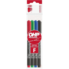 ICO OHP F 4db-os vegyes színű 0,5mm permanent marker filctoll, marker
