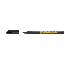 ICO Permanent marker 0,5mm, CD/DVD F Ico, fekete filctoll, marker