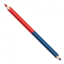 ICO Postairón, piros-kék, háromszögletű, vastag, ICO ceruza