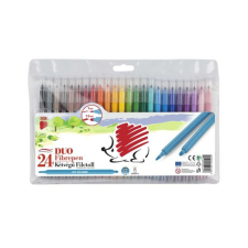 ICO Rostirón, 1 mm, ICO "300 DUO", 24 különböző szín filctoll, marker
