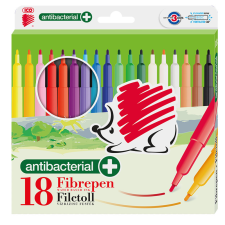 ICO Rostirón ICO 300 antibakteriális, 18 db-os készlet filctoll, marker
