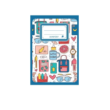 ICO Shool pattern 34 lapos A5 Tűzött leckefüzet (7500085018) füzet