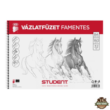 ICO Student B4 famentes vázlatfüzet füzet