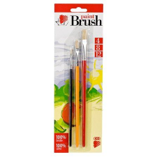 ICO "Süni" 4-8-12 méret ecsetkészlet vegyes színek (TICSUE4812) (TICSUE4812) festő és tapétázó eszköz