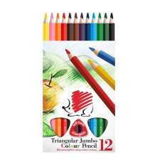 ICO Színes ceruza készlet, háromszögletű vastag Süni Ico 12 klf. szín színes ceruza