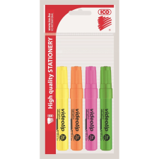 ICO Szövegkiemelő 1-4mm VIDEOTIP ICO 4 klf.szín filctoll, marker