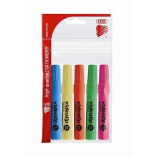 ICO Szövegkiemelő 4-es készlet 1-4mm ICO VIDEOTIP 25 db /doboz filctoll, marker