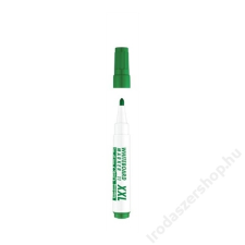 ICO Tábla- és flipchart marker, 1-3 mm, kúpos, ICO Plan 11 XXL, zöld (TICPL11XZ) filctoll, marker