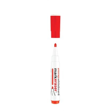 ICO Tábla- és flipchart marker, 1-3 mm, multifunkciós, ICO "Markeraser" piros filctoll, marker