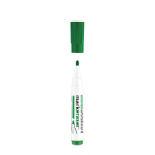ICO Tábla- és flipchart marker, 1-3 mm, multifunkciós, ICO "Markeraser" zöld filctoll, marker