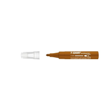 ICO textilmarker, barna filctoll, marker